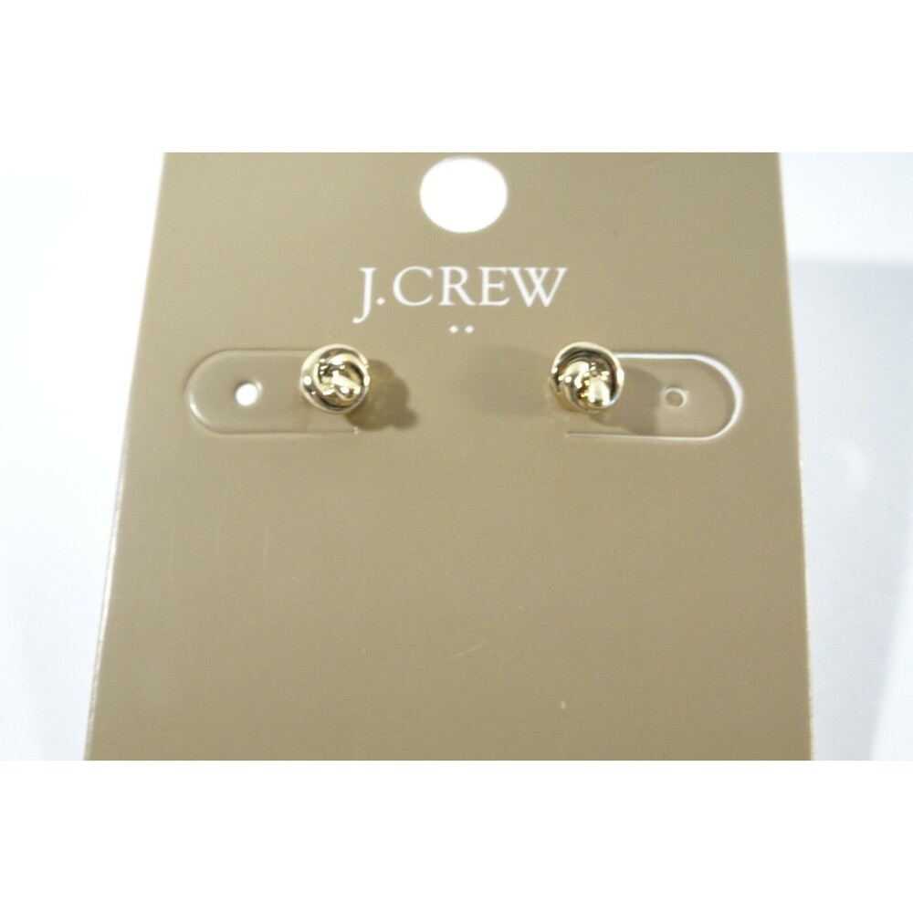 J.Crew Women's Knotted Earrings 22.50 Style EC726 Banana Republic Hoop earrings - Picture 4 of 10